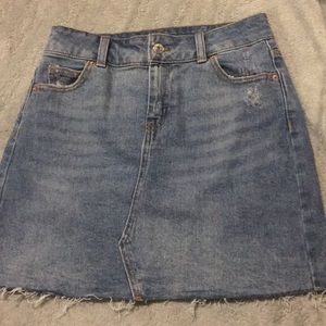 jean skirt